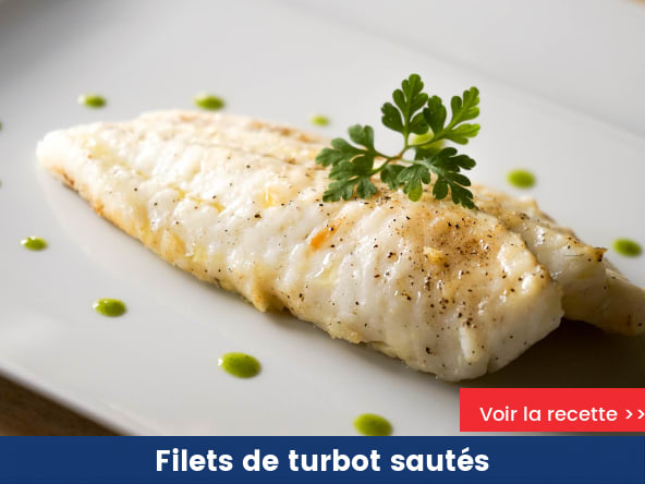 Filets de turbot sautés